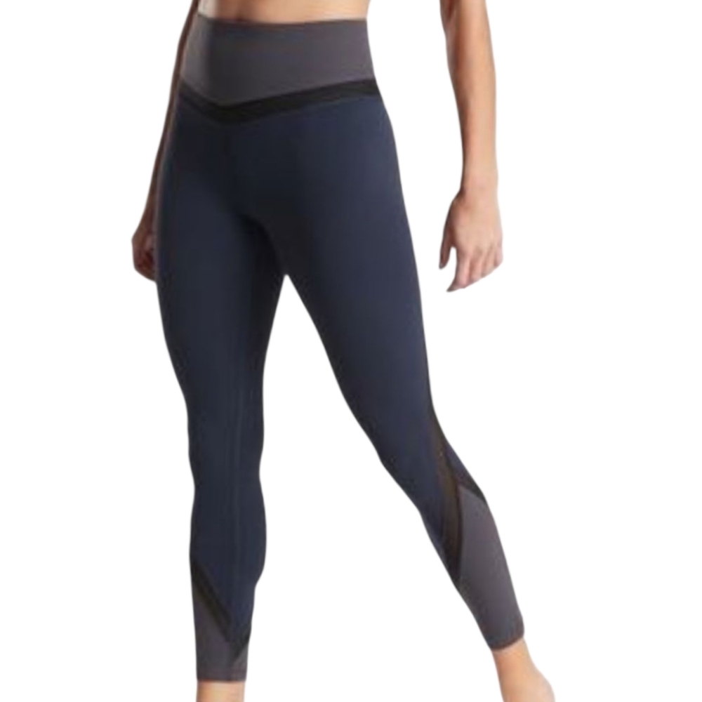 Athleta Elevation 7/8 Tight In Powervita Navy